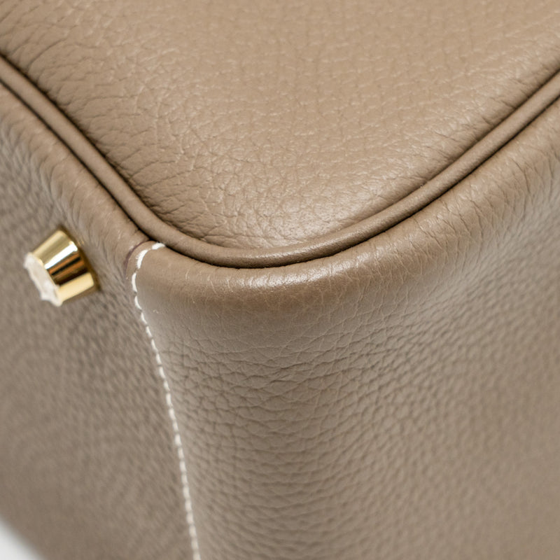Hermes Lindy 26 Clemence Etoupe GHW stamp Z