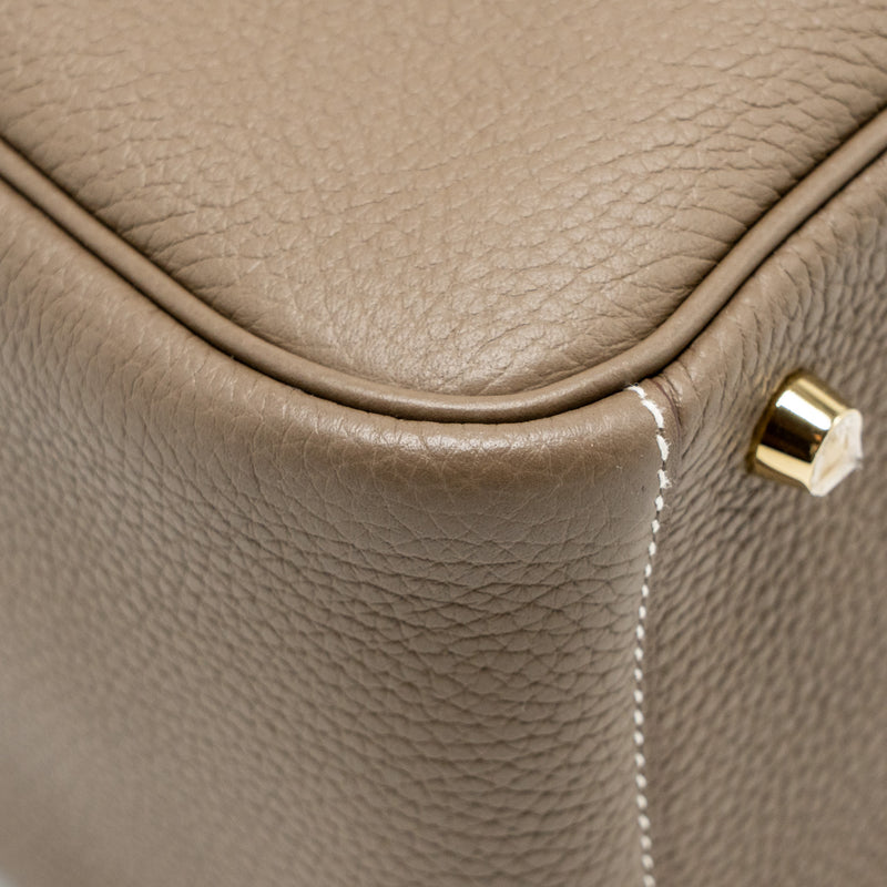 Hermes Lindy 26 Clemence Etoupe GHW stamp Z