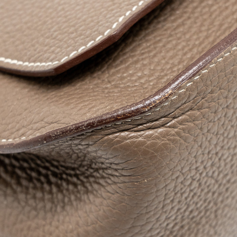 Hermes Jypsiere 28 clemence etoupe SHW stamp square Q