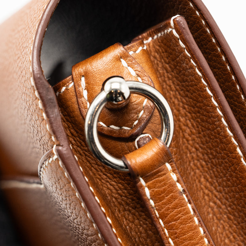 Hermes Mini Roulis Barenia Faubourg Fauve SHW Stamp D