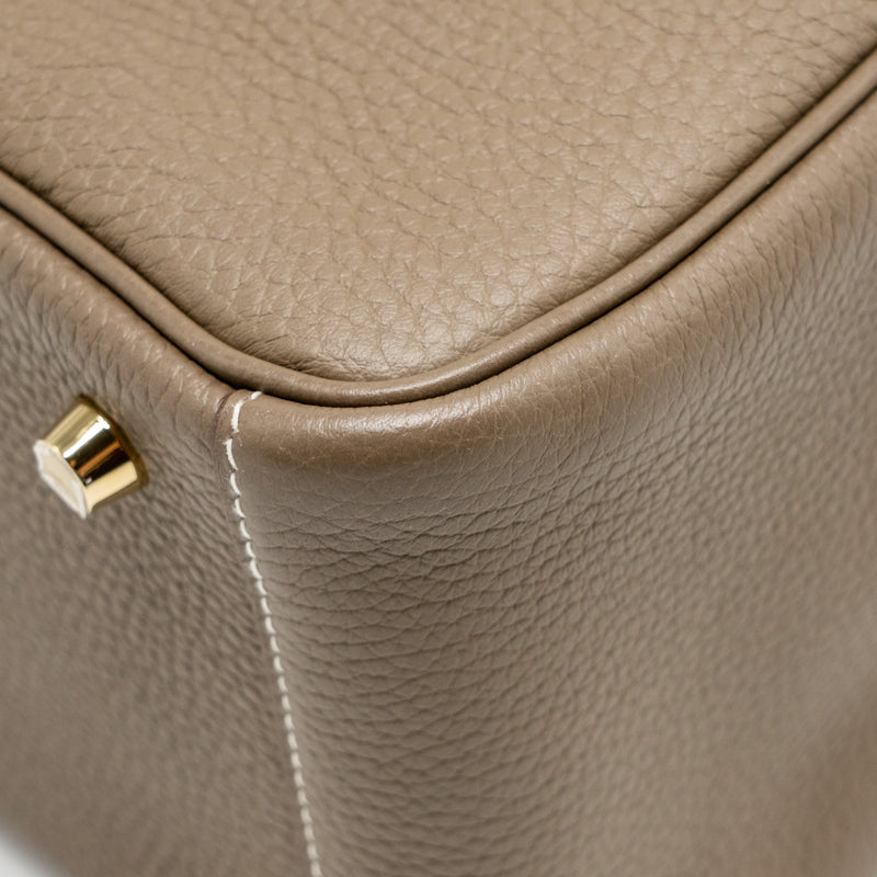 Hermes Lindy 26 Clemence Etoupe GHW stamp Z