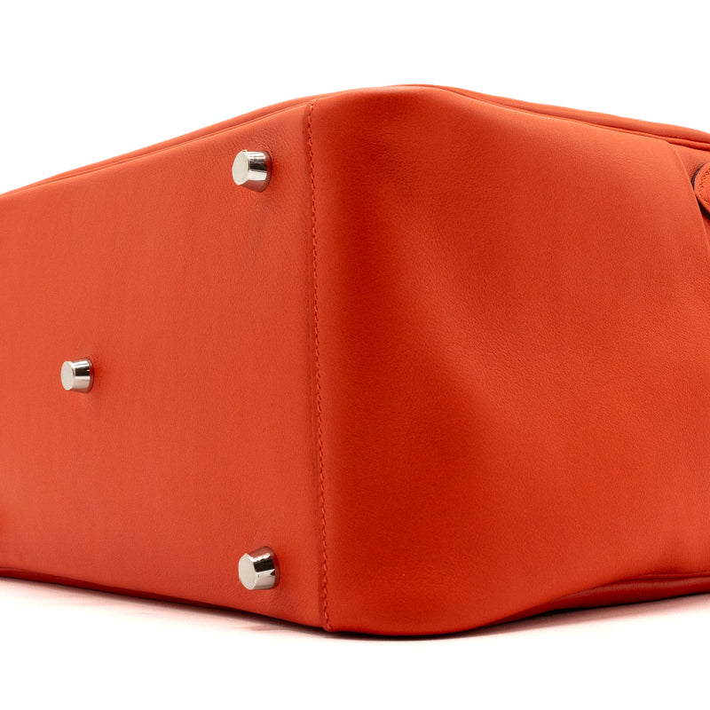Hermes Lindy 30 Swift Leather Red SHW Stamp X