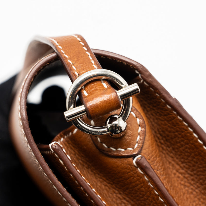 Hermes Mini Roulis Barenia Faubourg Fauve SHW Stamp D