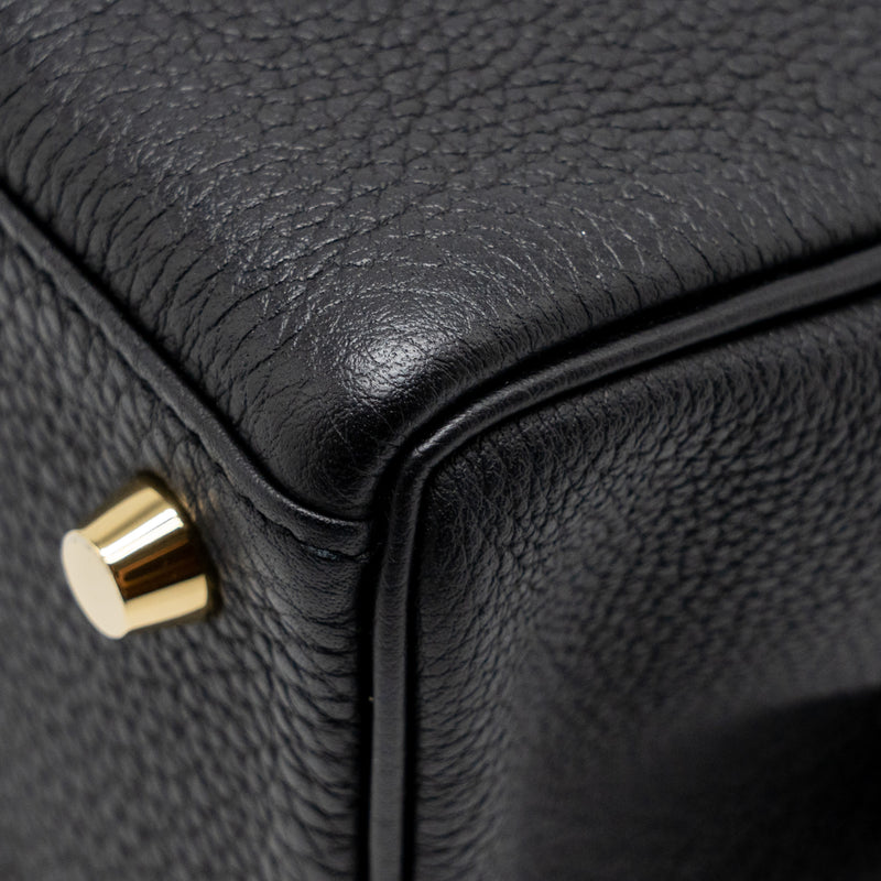 Hermes Kelly 25 Togo Black GHW Stamp U