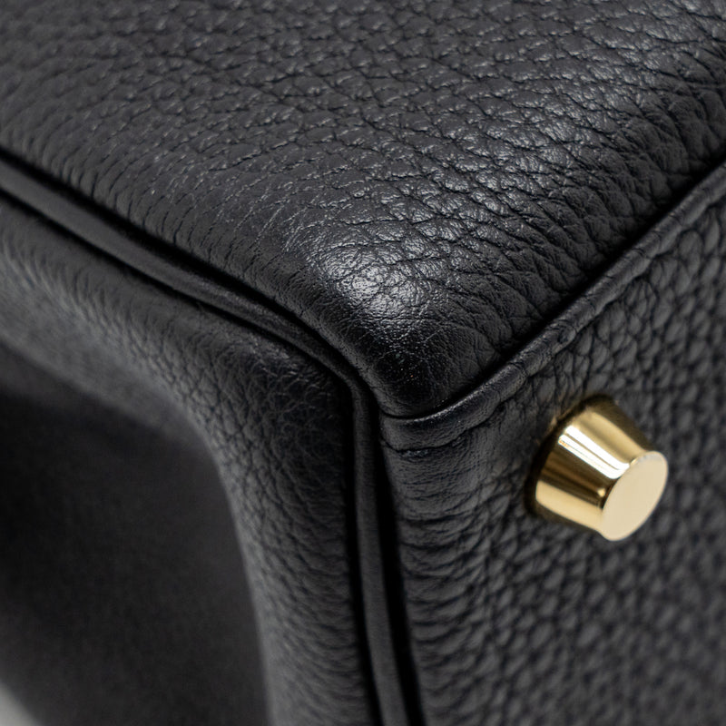 Hermes Kelly 25 Togo Black GHW Stamp U