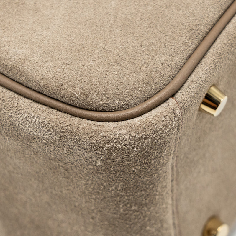 Hermes Mini Lindy Grizzly/Swift Gris Caillou/Etoupe GHW Stamp B