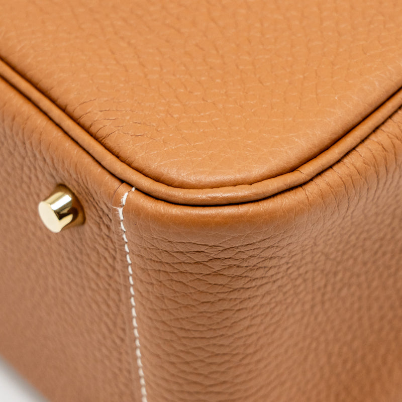Hermes Mini Lindy Clemence Gold GHW Stamp Z