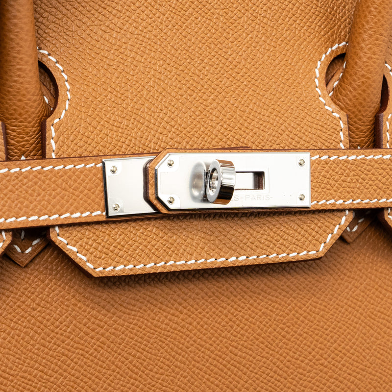 Hermes birkin 30 epsom gold SHW stamp U