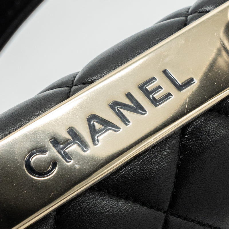 Chanel medium trendy CC lambskin black GHW