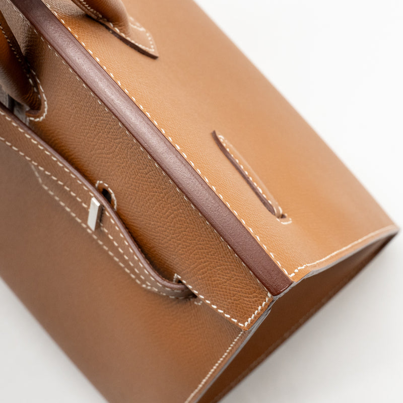 Hermes Birkin 35 Sellier epsom gold SHW stamp Y