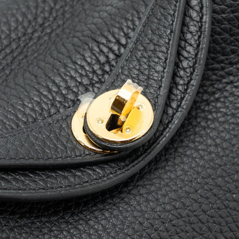 Hermes mini lindy clemence black GHW stamp B