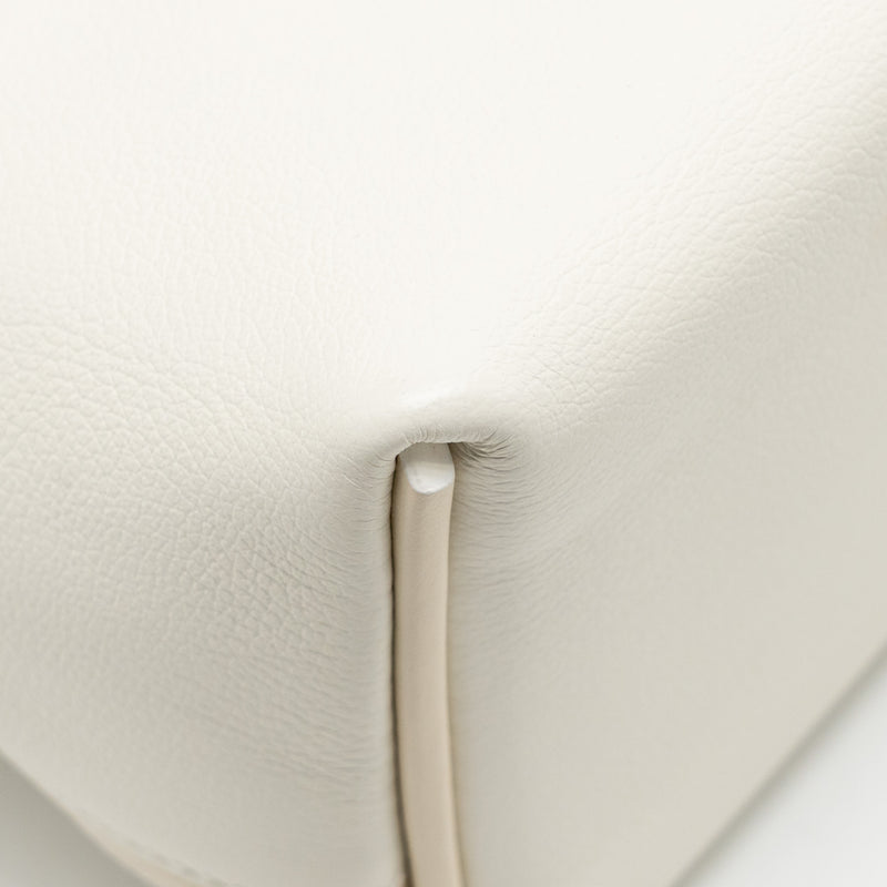 Hermes Mini 2424 24/24-21 Bag Evercolor/Swift Blanc/Nata GHW Stamp B