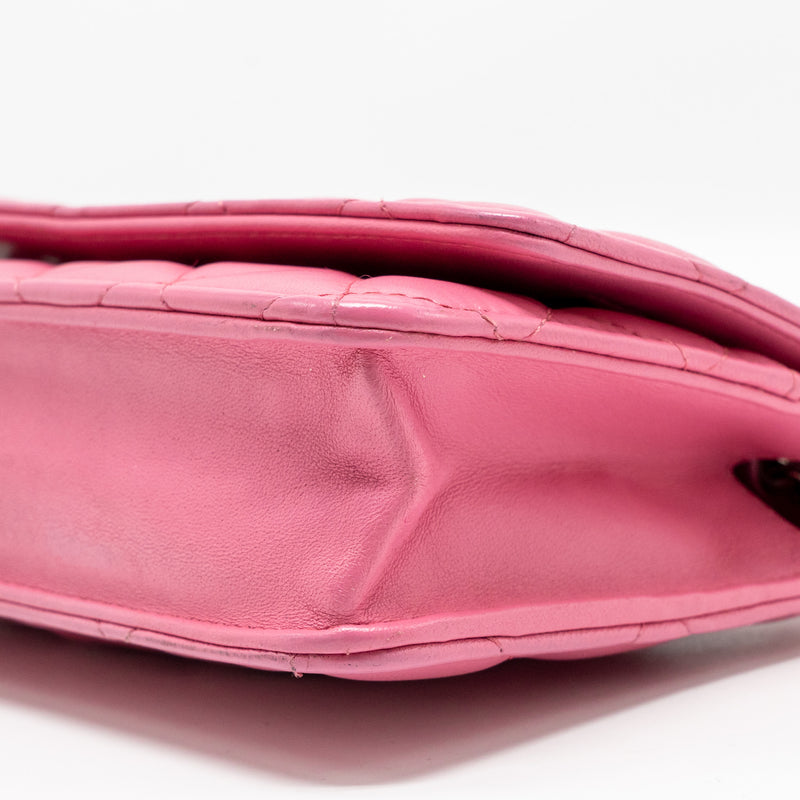 Chanel Classic Wallet on Chain Lambskin Pink SHW