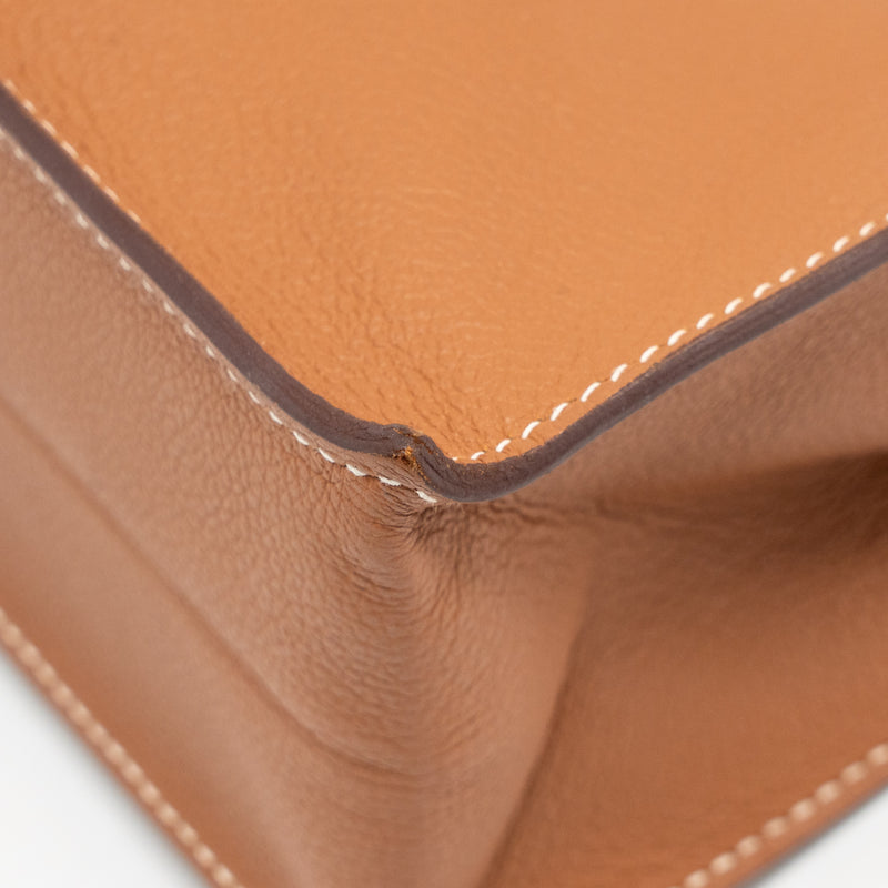 Hermes Kelly Danse Evercolor Gold GHW Stamp Y