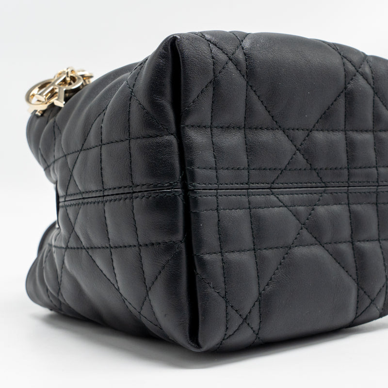 Dior Toujours Vertical Nano Tote Bag calfskin black LGHW