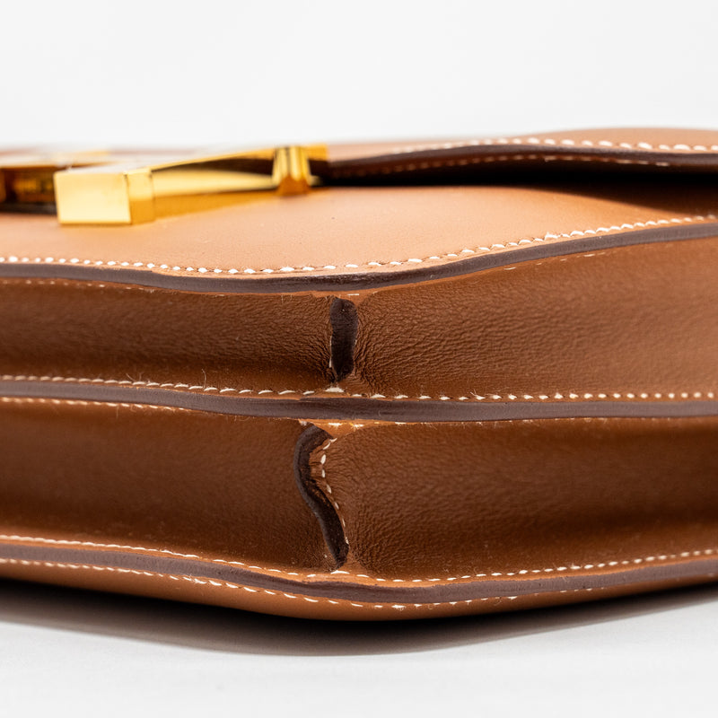 Hermes Mini Constance swift gold GHW stamp B