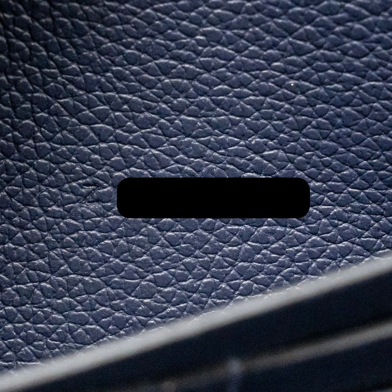 Hermes Constance to Go Evercolor Blue Nuit GHW Stamp Z