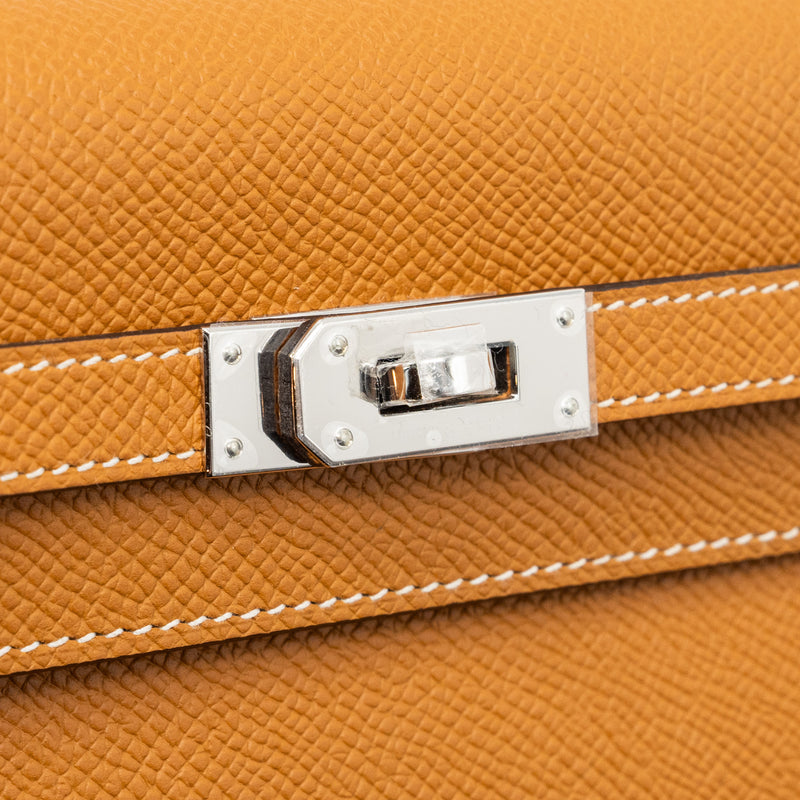 Hermes Kelly To Go Epsom 1H Toffee SHW Stamp B