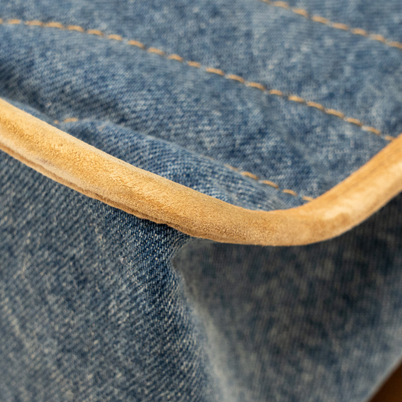 Saint Laurent/YSL Niki Shoulder bag Denim Blue/ CINNAMON GHW