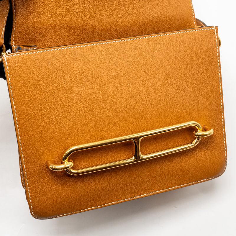 Hermes Roulis 23 evercolor toffee GHW stamp A