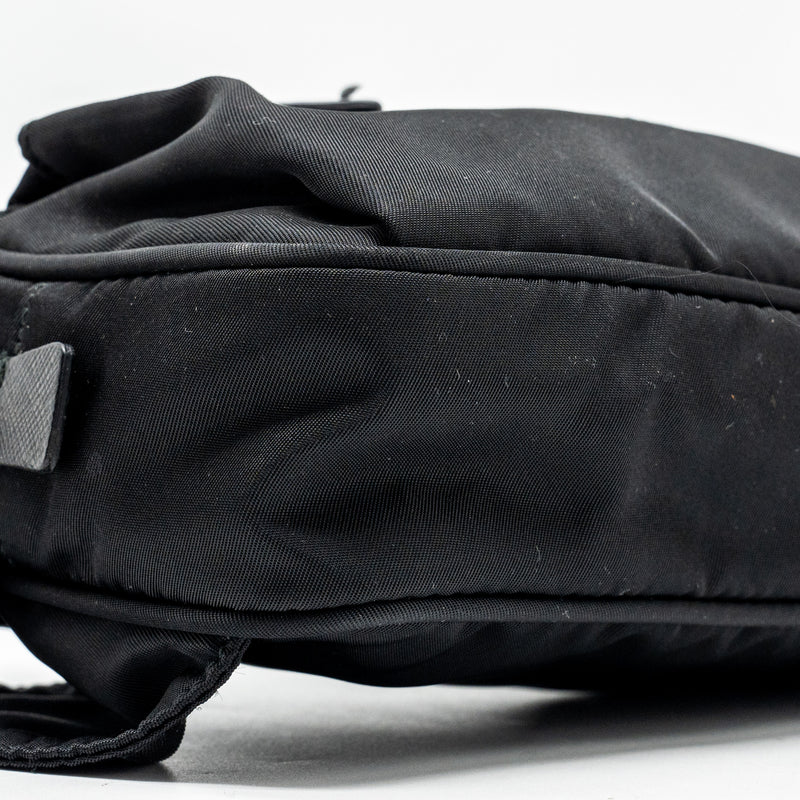 Prada Re-Nylon Belt Bag Nylon Black SHW