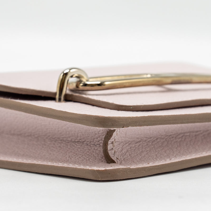 Hermes Roulis Slim Chèvre Mysore Mauve Pale SHW Stamp B