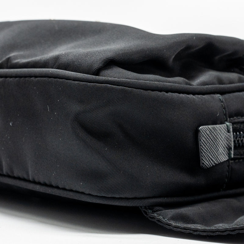 Prada Re-Nylon Belt Bag Nylon Black SHW