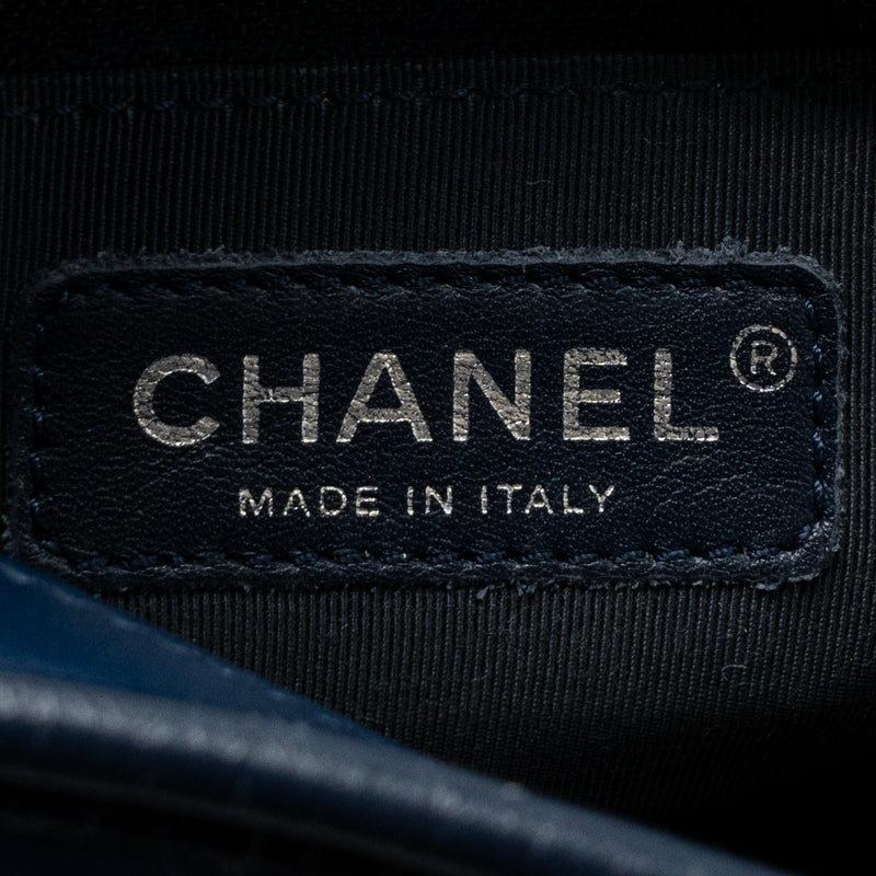 Chanel small Gabrielle hobo bag calfskin blue multicolour hardware