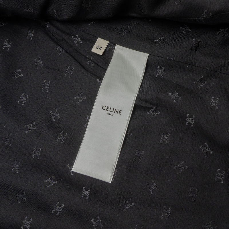 Celine Size 34 blazer laine / mohair black