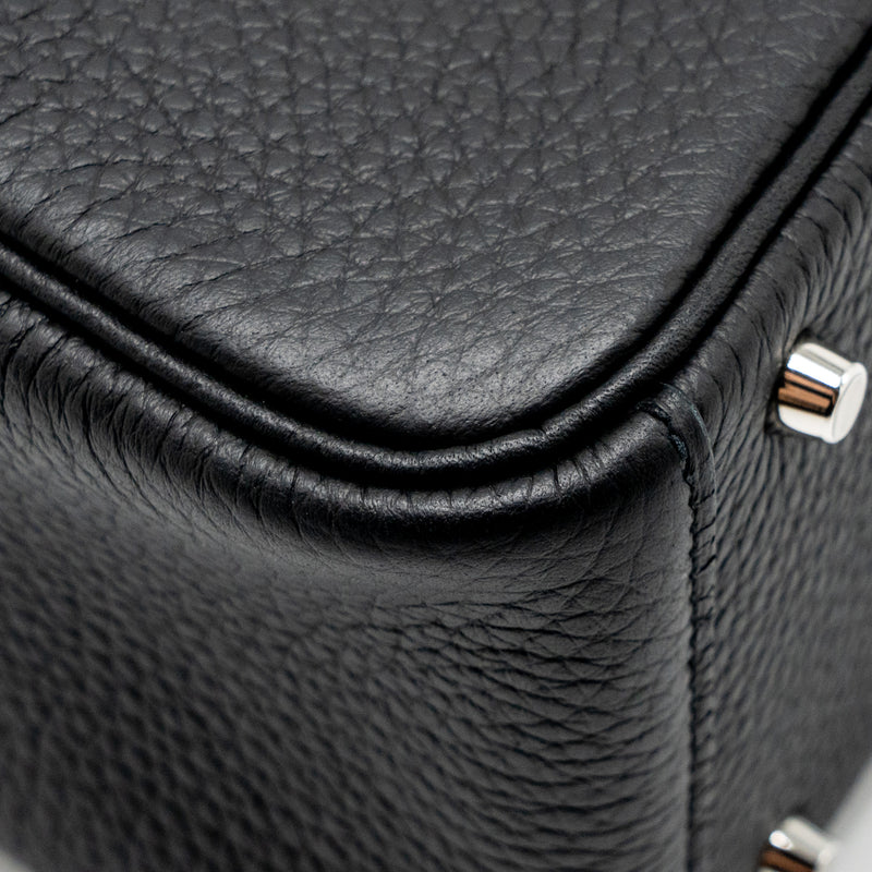 Hermes Mini Lindy II Clemence Black SHW Stamp K