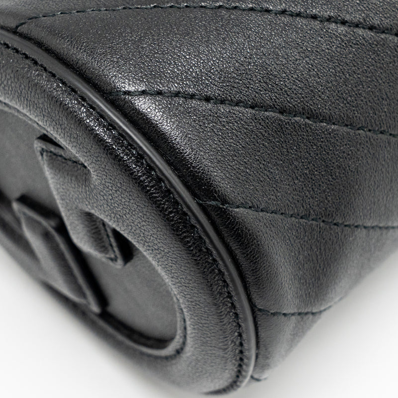 Gucci Blondie Mini Shoulder Bag leather black SHW