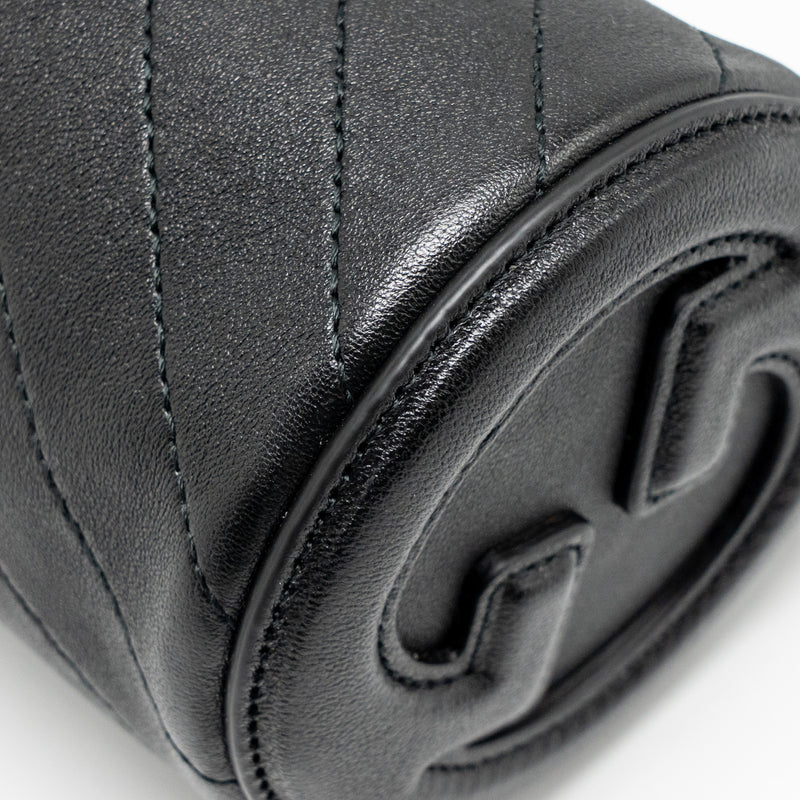 Gucci Blondie Mini Shoulder Bag leather black SHW