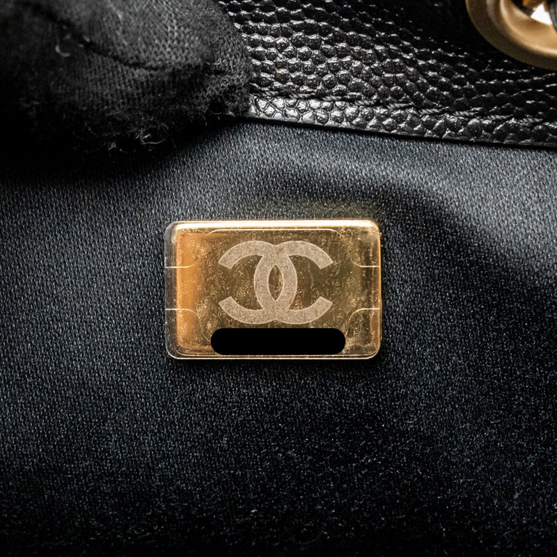 Chanel Mini 25 bag caviar black GHW (microchip)