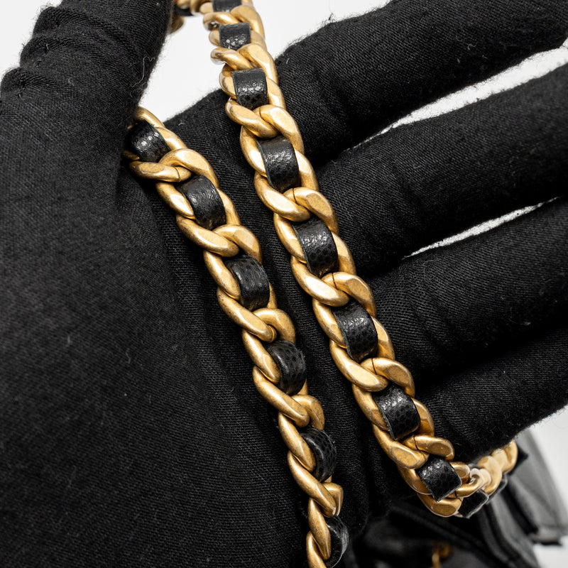 Chanel Mini 25 bag caviar black GHW (microchip)