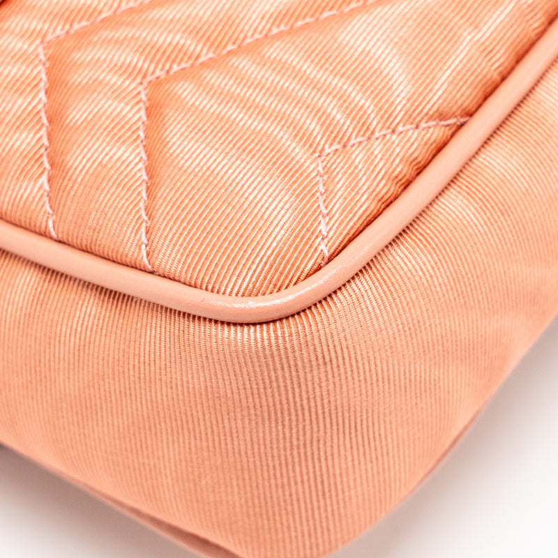 Gucci MINI GG Marmont crystal chain fabric/ crystal Pink SHW