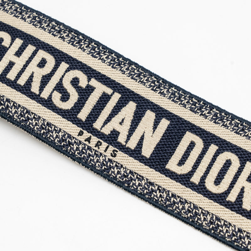 Dior shoulder strap oblique canvas blue GHW