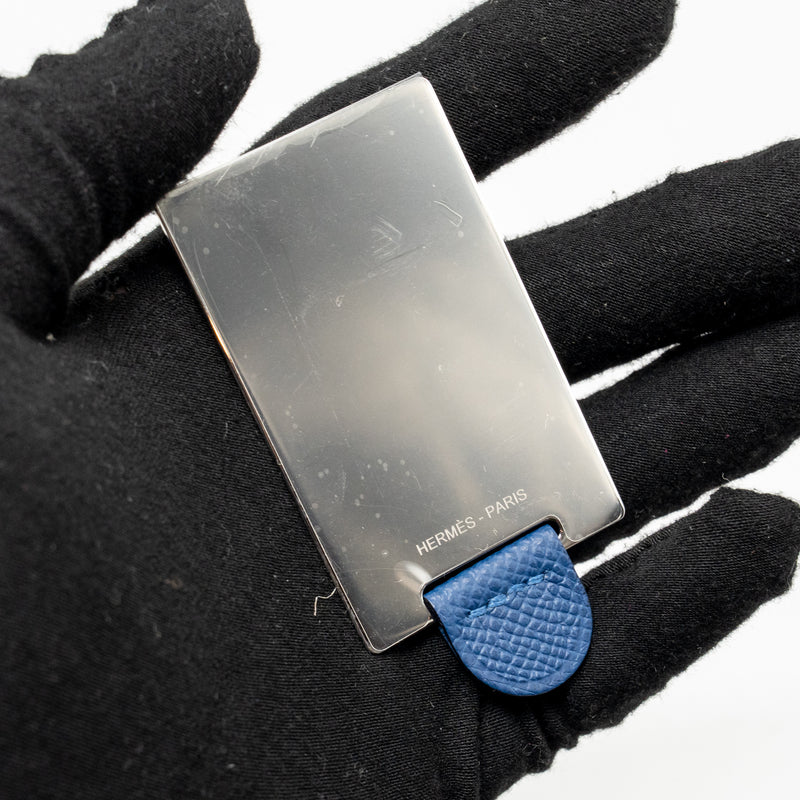 Hermes Mini Constance Epsom P5 Bleu Tie SHW Stamp K
