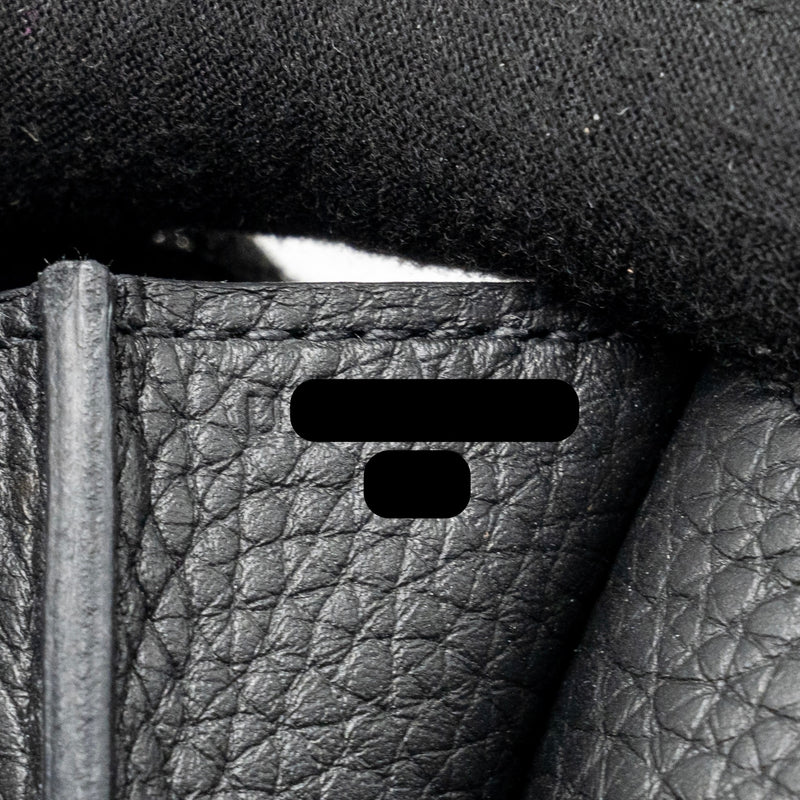 Hermes Halzan 25 Clemence caban GHW stamp U