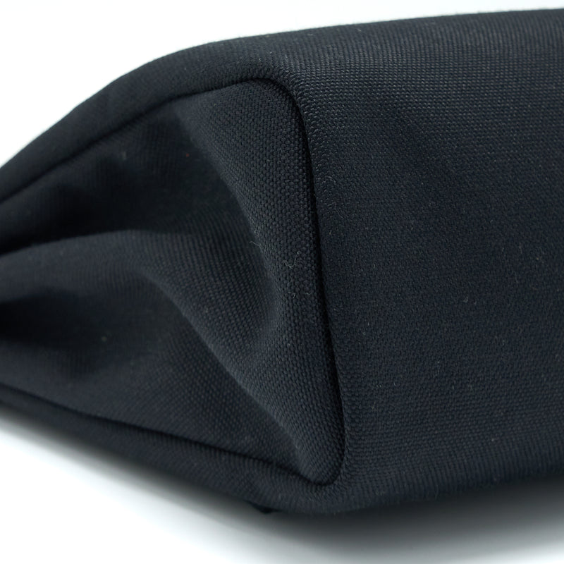 Hermes Herbag Zip 31 Bag Canvas/Hunter Black GHW Stamp U