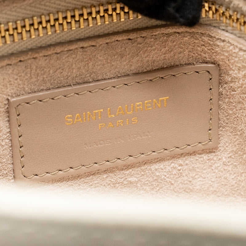 Saint laurent Le 5 A 7 hobo calfskin blanc vintage GHW