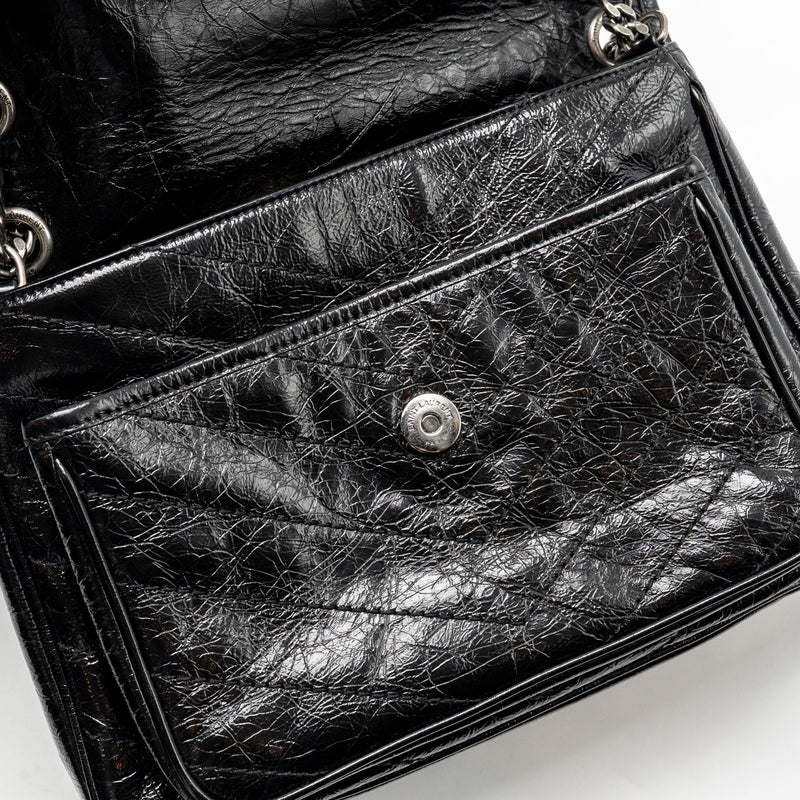 Saint Laurent / YSL Medium Niki Calfskin Black SHW