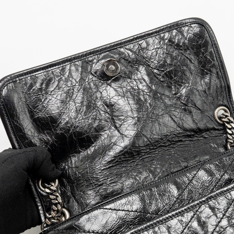 Saint Laurent / YSL Medium Niki Calfskin Black SHW