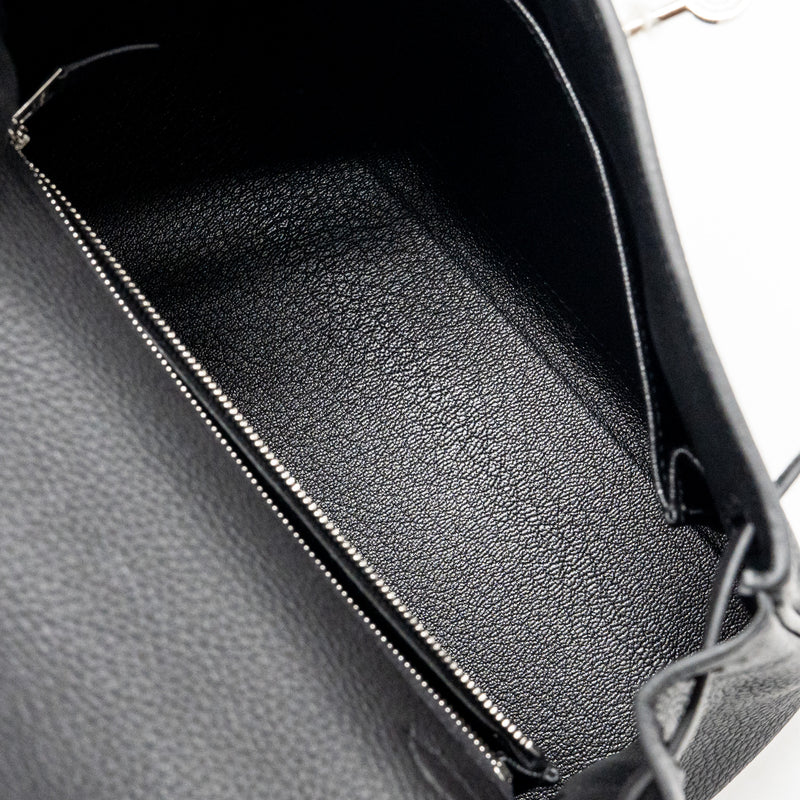 Hermes Kelly 25 Togo Black SHW stamp W