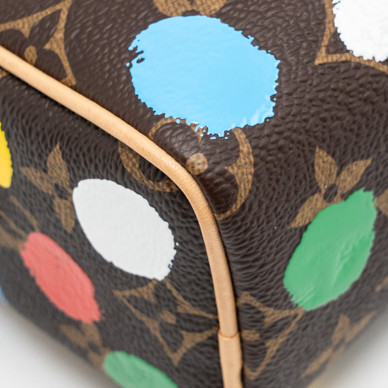 Louis Vuitton x Yayoi Kusama Nano Speedy Monogram Canvas GHW