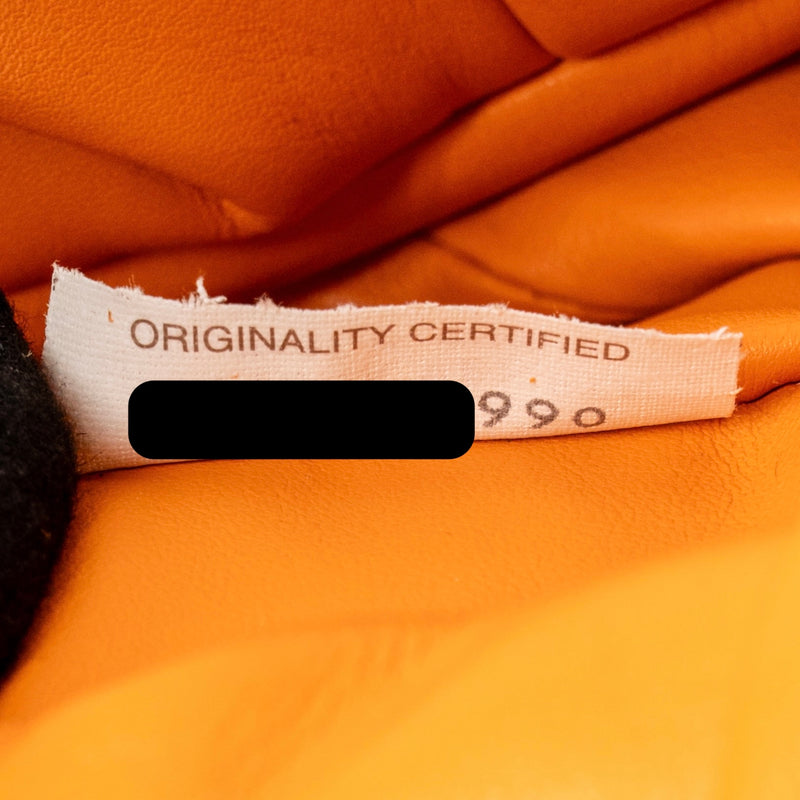 Bottega Veneta Shoulder Pouch Calfskin Orange GHW