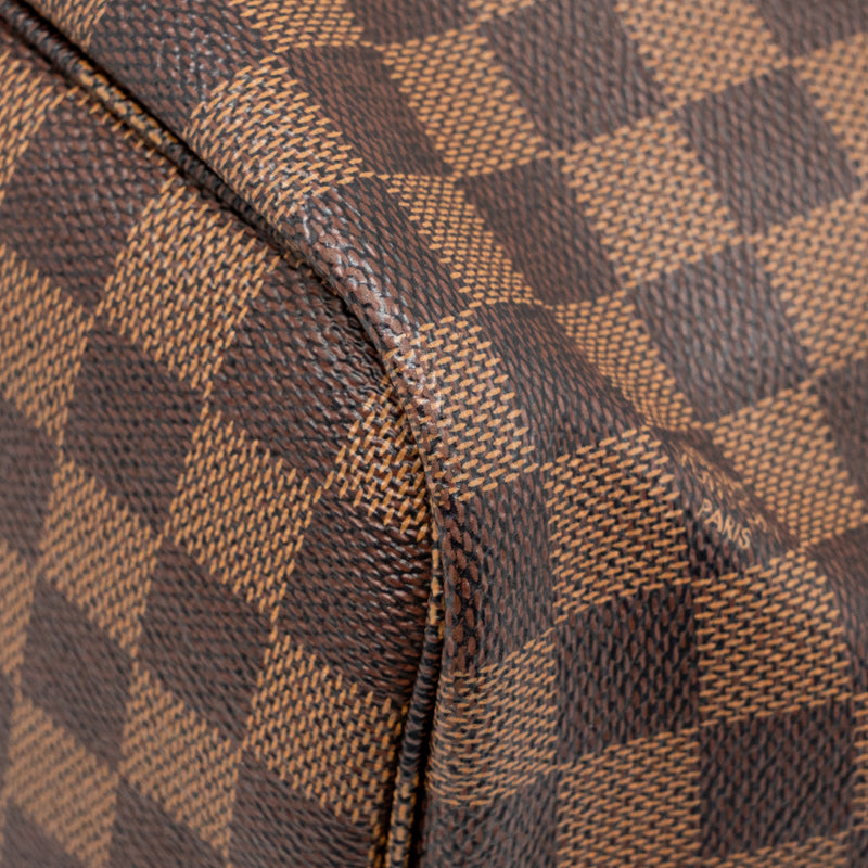 LOUIS VUITTON Neverfull MM Damier Ebene Canvas GHW