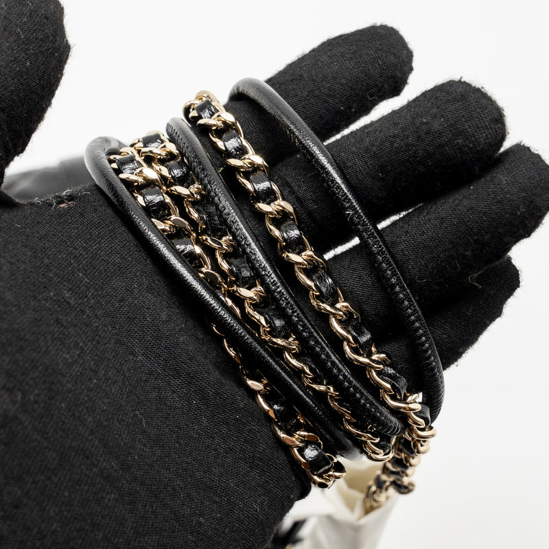 Chanel Mini 31 Bag Shiny Calfskin Black LGHW (Microchip)