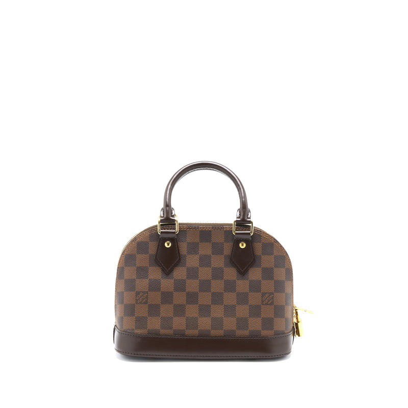 Louis Vuitton Alma BB Damier Ebene Canvas GHW