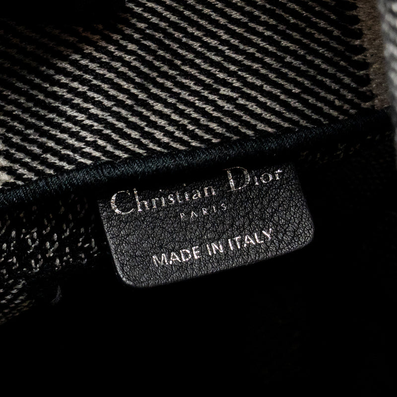 Dior Diorcamp Messenger Bag Canvas Black/White SHW
