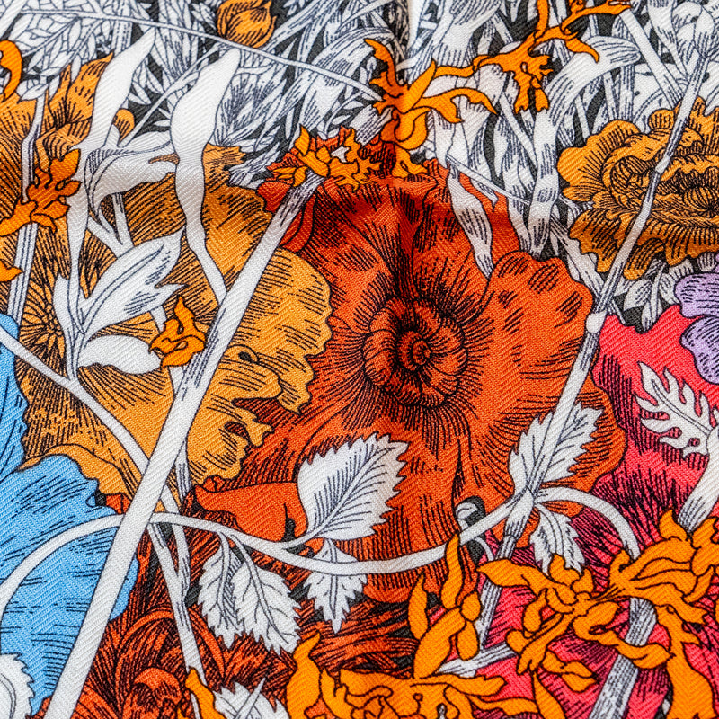 Hermes 140cm Retour A La Nature Scarf Cashmere/ Silk Multicolour